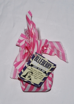 Blueberry Blast from the Past bath bomb photo.